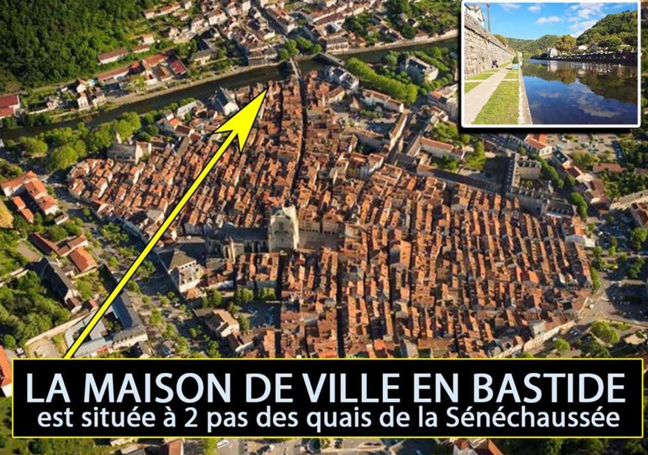 La Maison De Ville Independante My Bastide Classee ヴィルフランシュ・ド・ルエルグ エクステリア 写真